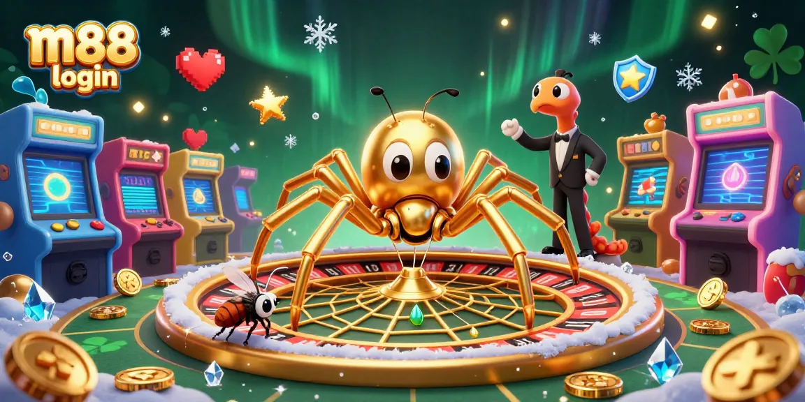 Watch the thrilling action unfold with m88 login as you place bets in this vibrant casino-inspired scene.