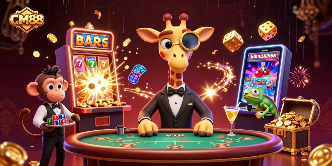 Experience stunning gameplay at CM88 with thrilling jackpots, rich casino excitement, and vibrant characters.
