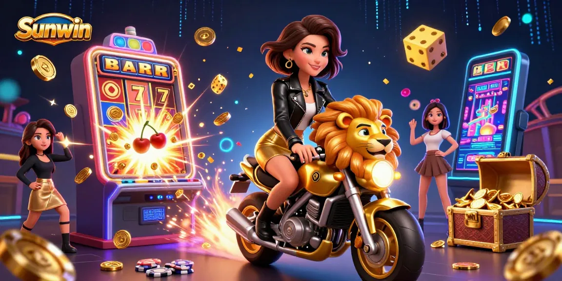 Sunwin attracts players with thrilling slots and exciting jackpot moments in a vibrant casino scene.