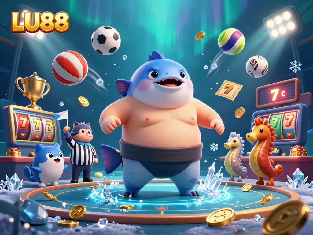 LU88 casino action brings vibrancy to an underwater gambling scene with dynamic sports elements