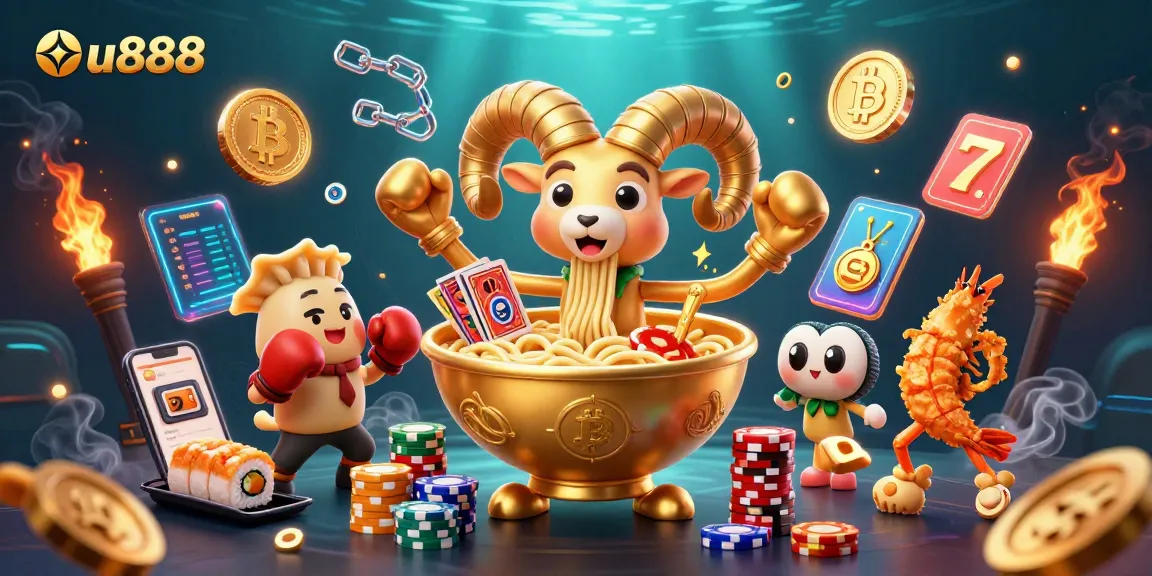 Engage with u888's dynamic casino world, featuring games like slots, crypto action, and vibrant characters.