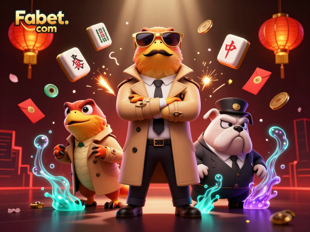 Experience winning strategies at Fabet. com with 3D raptors entering a VIP casino lounge.