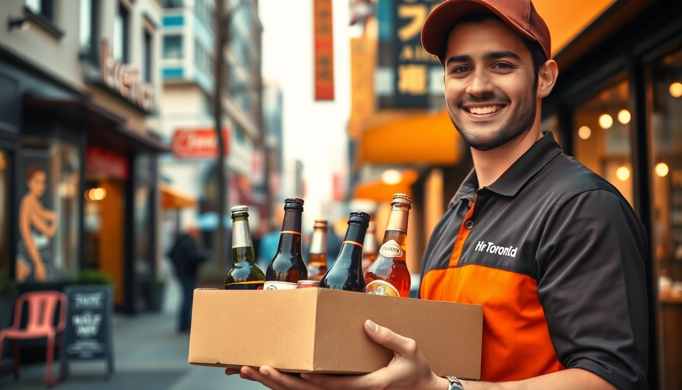 Experience lcbo delivery Toronto with a friendly delivery service bringing drinks to your door.