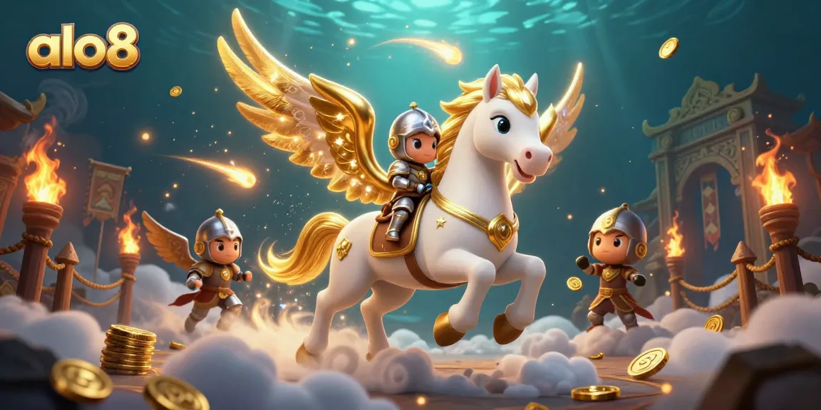 Bet and experience the dynamic adventures of alo8's thrilling gaming world while enjoying a lively 3D illustration.