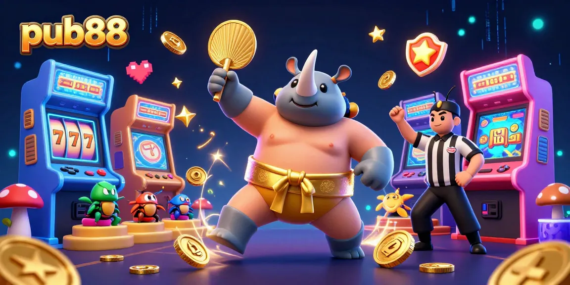 Experience thrilling gameplay at pub88 featuring dynamic casino action with entertaining characters.