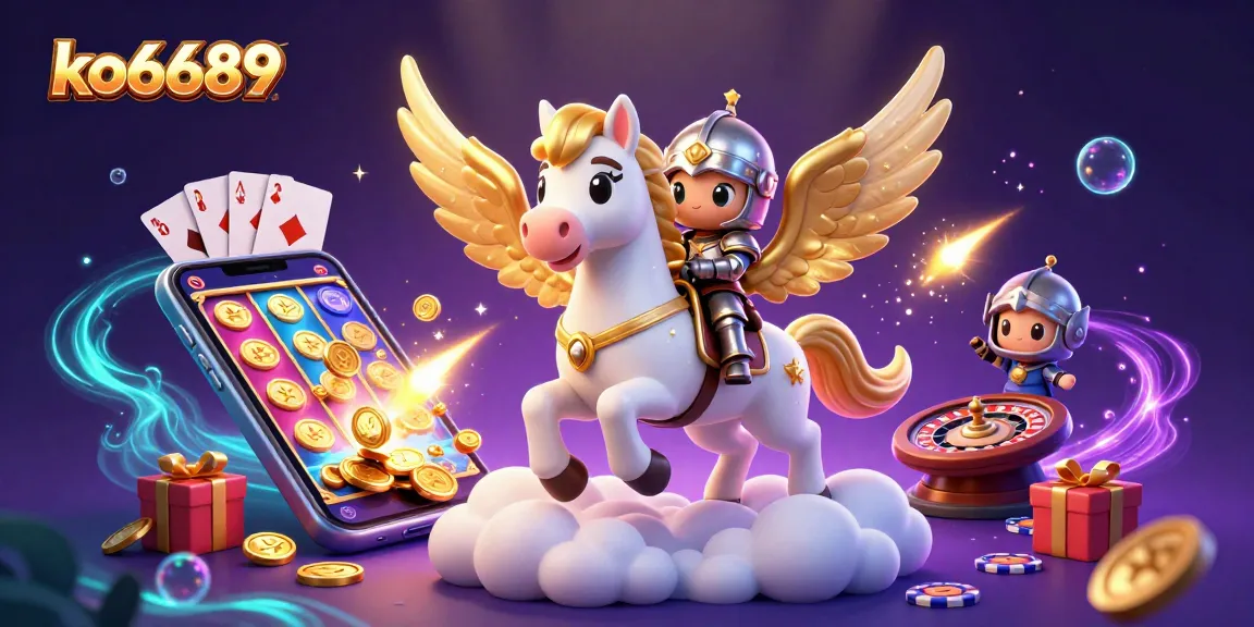 Spin to win big at ko6689 with a vibrant 3D casino adventure illustration showcasing thrilling game elements!